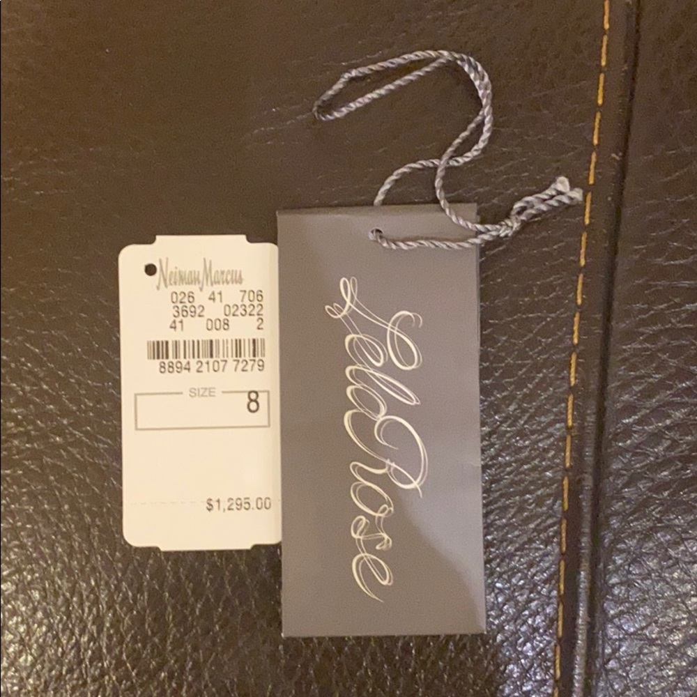 Preowned Lela Rose jacquard seamed midi dress - Picture 8 of 8